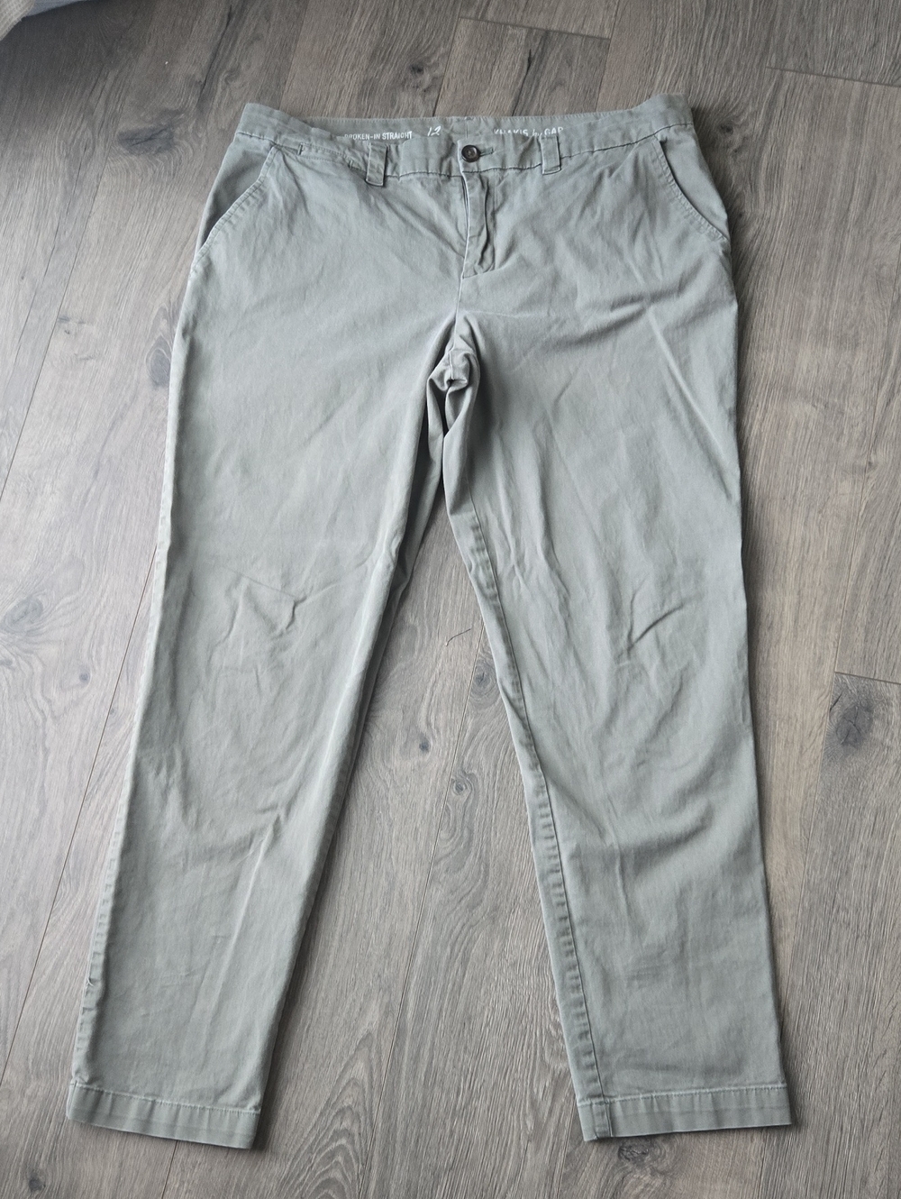 GAP Women's Chino Pants - Light Olive Green